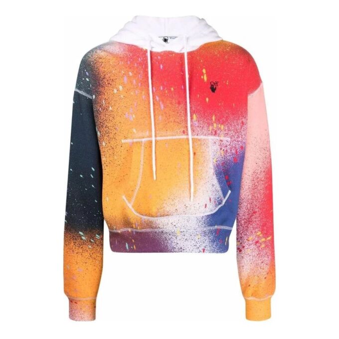 Off-White Men’ s x GAMAKATSU Crossover SS22 Chest Logo Embroidered Long Sleeves Loose Fit