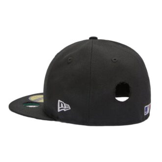 Off-White Men’ s x MLB x New Era Crossover Hole Wool Black Cap