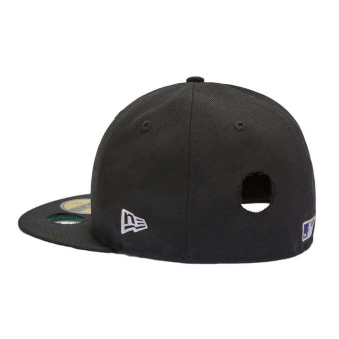 Off-White Men’ s x MLB x New Era Crossover Hole Wool Black Cap