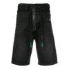 Off-White Men’ s Zipper Ordinary Version Black Shorts