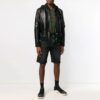 Off-White Men’ s Zipper Ordinary Version Black Shorts
