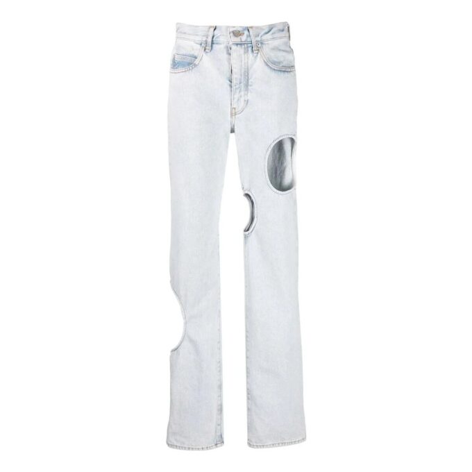 Off-White Meteor Cool Straight-Leg Jean “Light Blue”