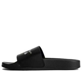 Off-White Multi-logo Print Pool Slides Black
