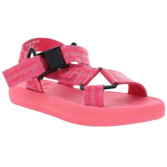 Off-White Nylon Trek Sandals Pink