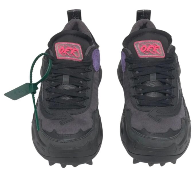 Off-White Odsy-1000 “Black Grey Fuchsia”