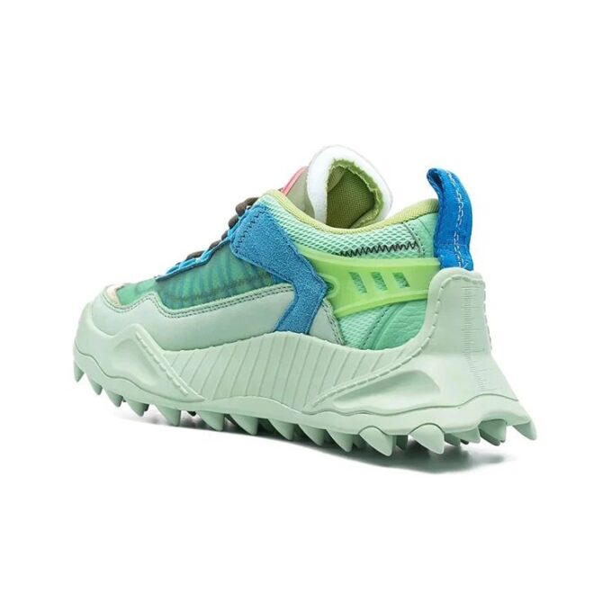 Off-White Odsy-1000 Low-Top Sneakers “Green Blue”