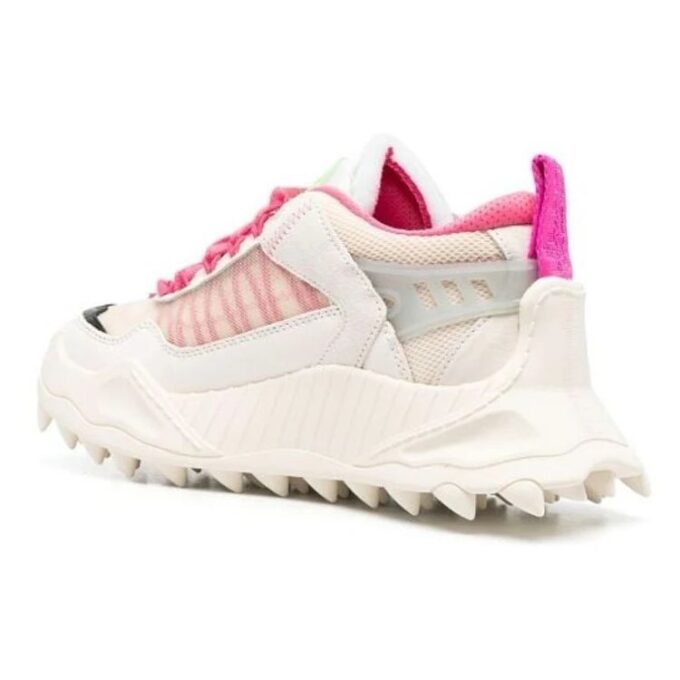 Off-White Odsy-1000 Low-Top Sneakers “White Pink”
