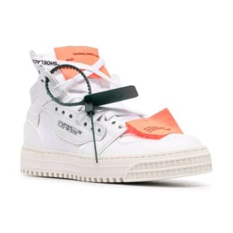 Off-White Off Court 3.0 Leather Canvas Sneaker “White Orange”