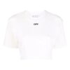 Off-White Off-stamp Cropped T-shirt “White”