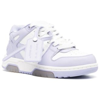 Off-White Out Of Office Calf Leather Sneaker “Purple White”