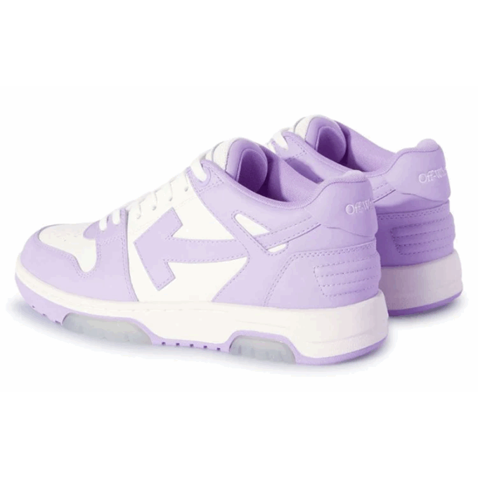 Off-White Out Of Office Calf Leather Sneaker “Purple White”
