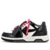 Off-White Out Of Office Croc-Effect Sneakers “Black Pink White”