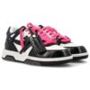 Off-White Out Of Office Croc-Effect Sneakers “Black Pink White”
