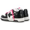 Off-White Out Of Office Croc-Effect Sneakers “Black Pink White”