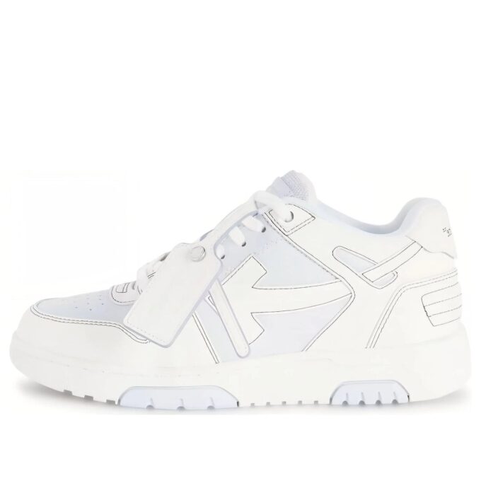 Off-White Out Of Office Leather Sneakers “Light blue White”
