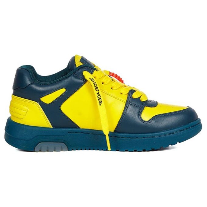 Off-White Out Of Office Low Sneakers Blue/Yellow