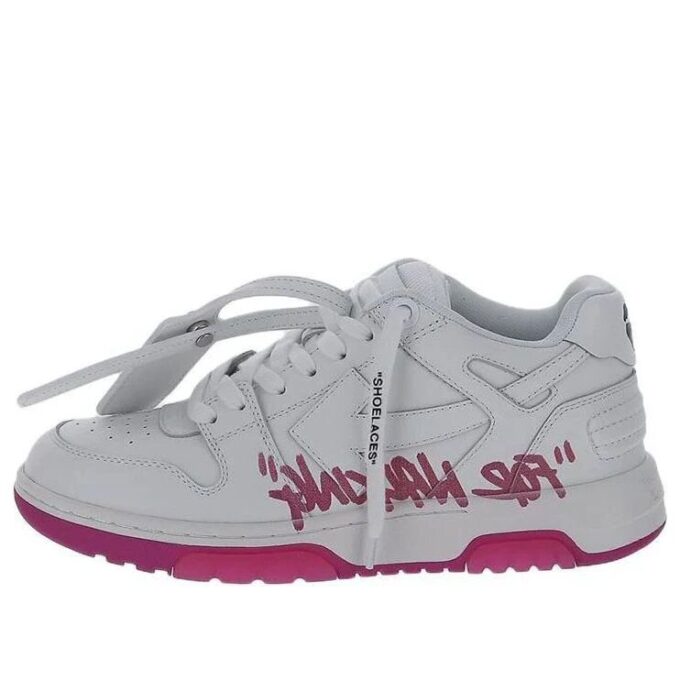 Off-White Out Of Office Low-Top For Walking Sneaker “White Purple”