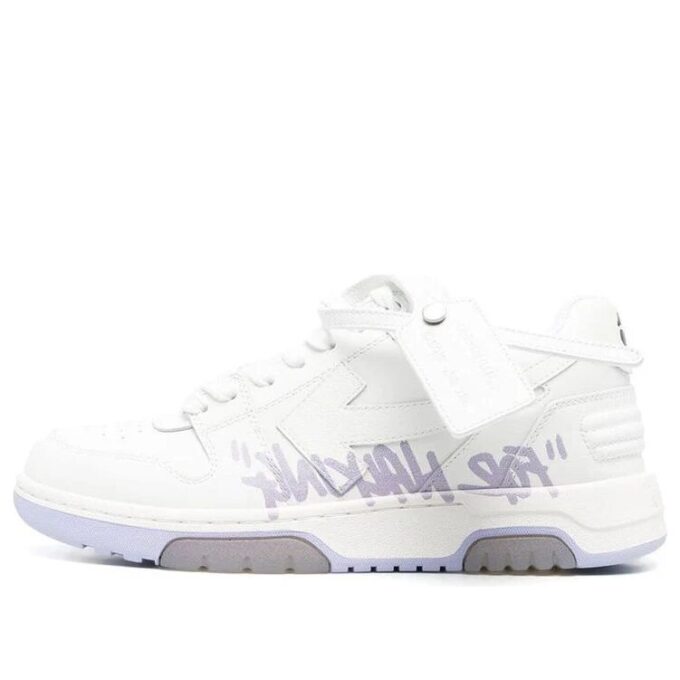 Off-White Out Of Office Low-Top For Walking Sneaker “White Purple”