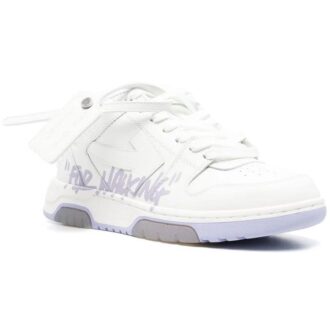 Off-White Out Of Office Low-Top For Walking Sneaker “White Purple”