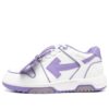 Off-White Out Of Office Low-Top Leather Sneaker “Purple White”