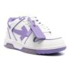 Off-White Out Of Office Low-Top Leather Sneaker “Purple White”