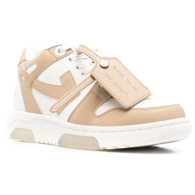 Off-White Out Of Office Low-Top Sneaker “Tan White”