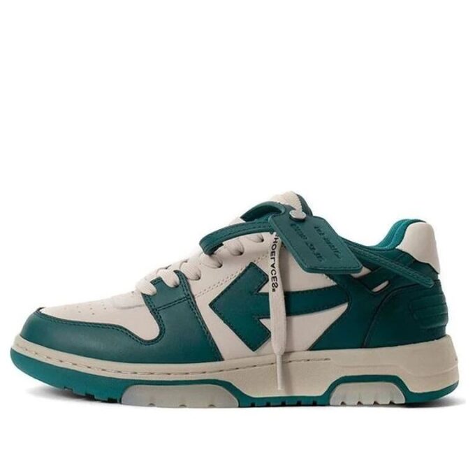 Off-White Out Of Office Low Top Sneakers Green/White