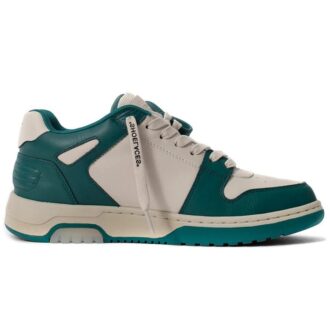 Off-White Out Of Office Low Top Sneakers Green/White