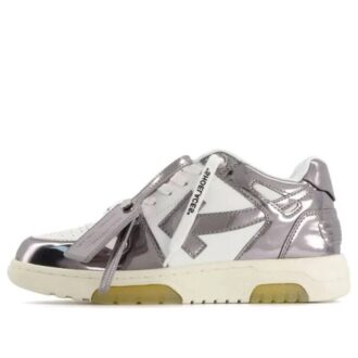 Off-White Out Of Office Mirror Sneaker “Silver White”