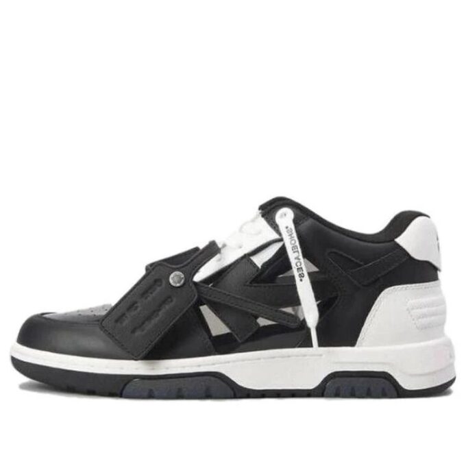 Off-white Out Of Office OOO Low Tops “Black White Suede”
