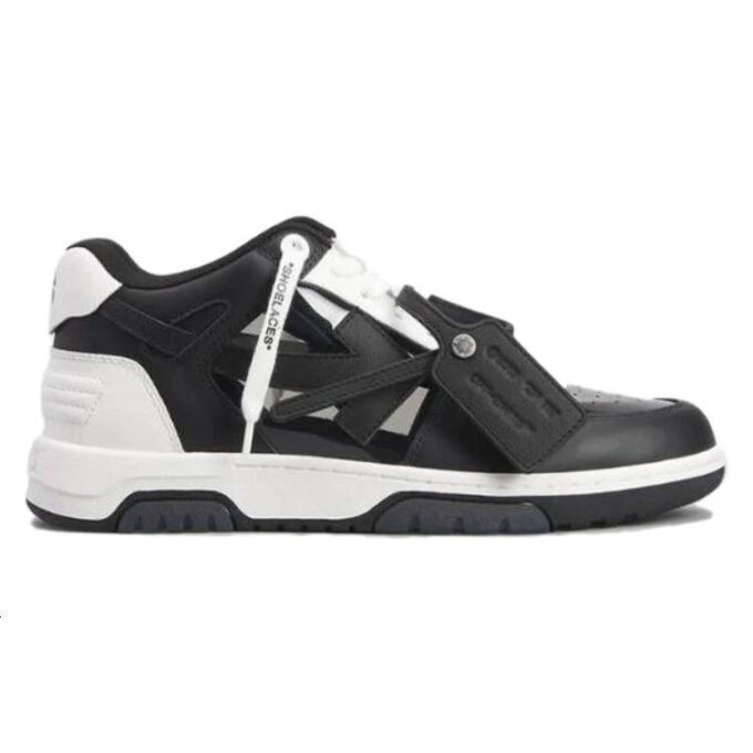 Off-white Out Of Office OOO Low Tops “Black White Suede”
