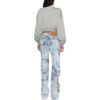 Off-White Oversized-sleeve Cropped Sweatshirt “Grey”