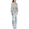 Off-White Oversized-sleeve Cropped Sweatshirt “Grey”