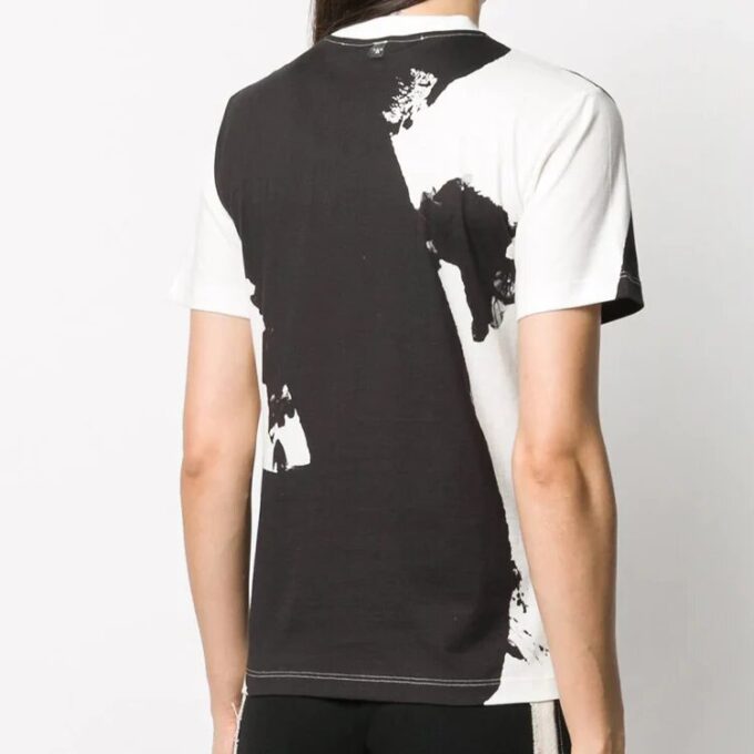 Off-White Pattern Short Sleeve Black