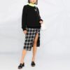 Off-White Printing Arrow Pattern Sports Hoodie Black