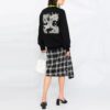 Off-White Printing Arrow Pattern Sports Hoodie Black