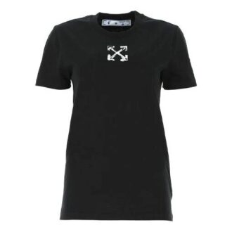 Off-White Printing Short Sleeve Black