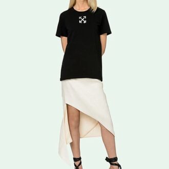 Off-White Printing Short Sleeve Black