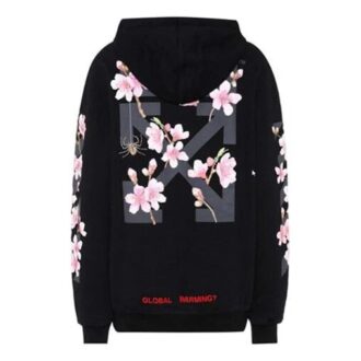 Off-White Sakura Arrow Printing Black