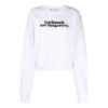 Off-White Slogan Printing Long Sleeves Hoodie Ordinary Version White