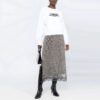 Off-White Slogan Printing Long Sleeves Hoodie Ordinary Version White