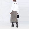 Off-White Slogan Printing Long Sleeves Hoodie Ordinary Version White
