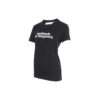 Off-White Slogan Printing Short Sleeve Slim Fit Black T-Shirt