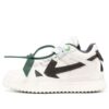 Off-White Sponge Mid-Top Sneaker “White Black”