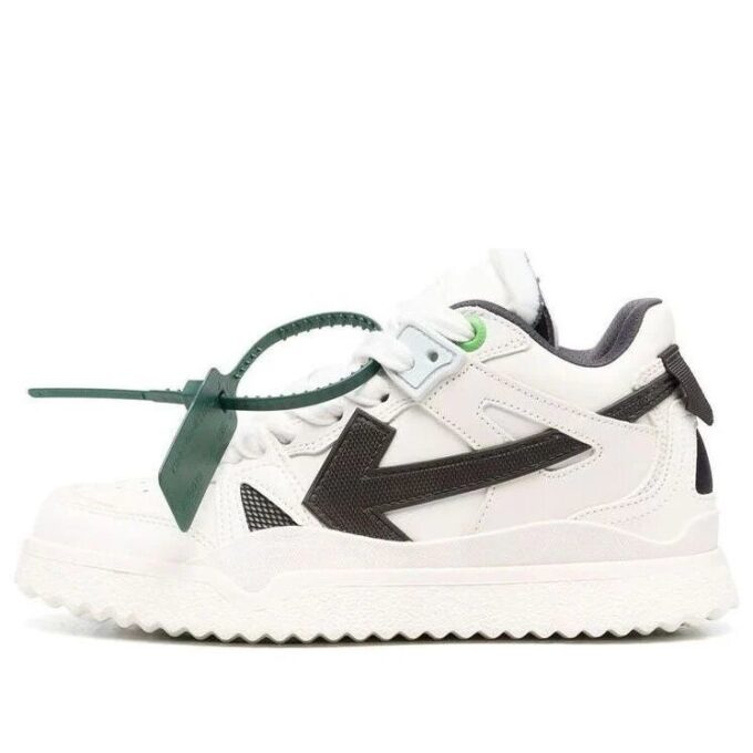 Off-White Sponge Mid-Top Sneaker “White Black”