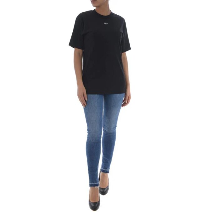 Off-White SS19 Flower Arrows Sketch Print Short Sleeve