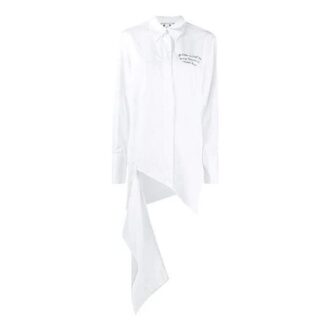 Off-White SS20 Meteor Shower Draped Shirt