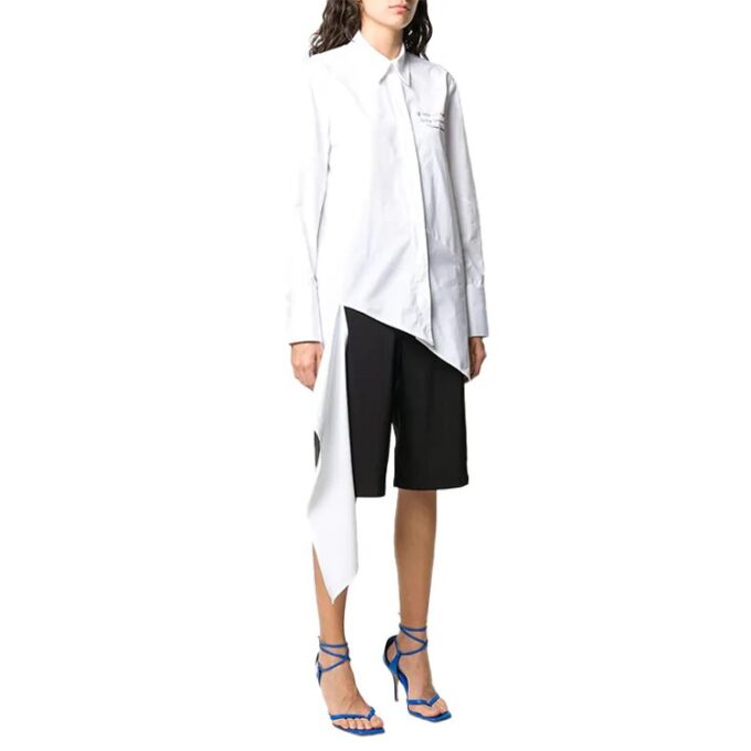 Off-White SS20 Meteor Shower Draped Shirt