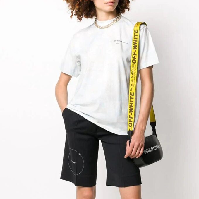 Off-White SS20 Tie-Dye Puzzle Printed White