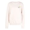 Off-White SS21 Arrows Plaid Flowers Printing Loose Fit Creamy White Hoodie